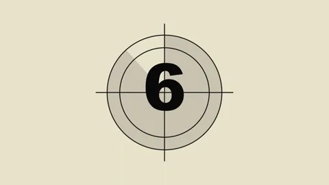 10 Second Countdown Timer Motion Graphics Background Stock-Footage 347524988