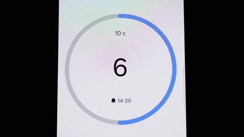 10-Second Countdown Timer on Smartphone Stock Footage 293289126