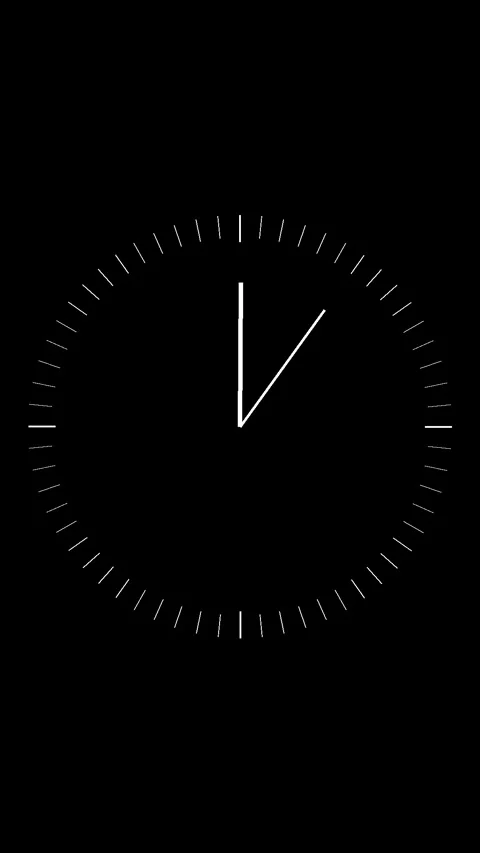 10 Second Countdown Timer Vertical Black and White Stock Footage 281793018