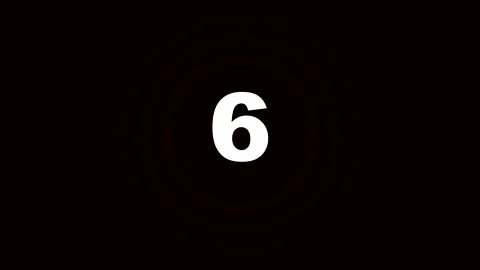 10 Second Countdown Timer Video Animation 스톡 동영상 347524961