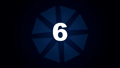 10 Second Countdown Timer Video Animation 스톡 동영상 347525015