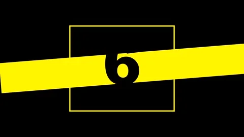 10 Second Countdown Timer Video Animation Stock Footage 347525024