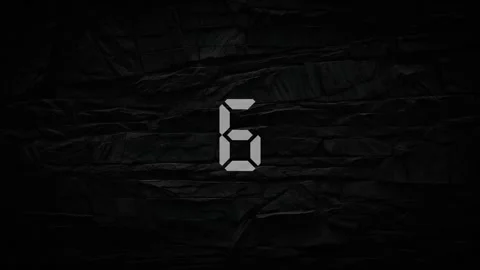 10 second digital countdown numbers from 10 to 0 Stock Footage 246713434