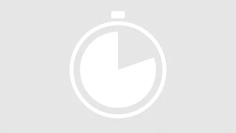 10 Second Stopwatch Countdown Alpha Stock Footage 335829543