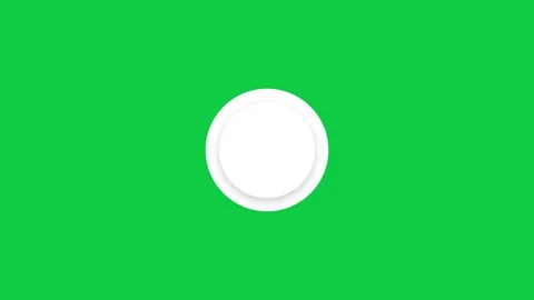 10 Second White Circular Timer Element on Green Screen 스톡 동영상 347163008