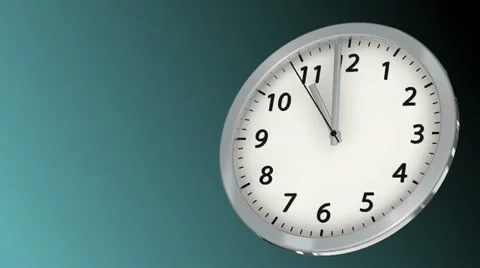 10 seconds to 11 - Clock 33 (HD) Stock Footage 11129117