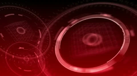 10 seconds to 12 - Hi-tech Clock 85 (HD) Stock Footage 12262888