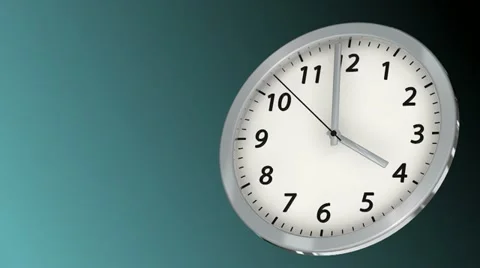 10 seconds to 4 - Clock 45 (HD) Stock Footage 11240893