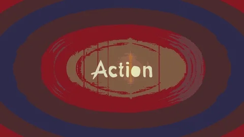 10 seconds 4k retro comic multicolor timer of white digits on flickering patches Stock Footage 96360866