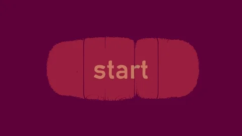 10 seconds 4k retro comic plum timer of tan digits on red flickering patch Stock Footage 96361150