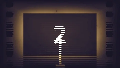 10 seconds 4k timer of flickering white digits on purple board with brown light 스톡 동영상 96272150