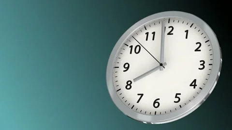 10 seconds to 8 - Clock 41 (HD) Stock Footage 11190063