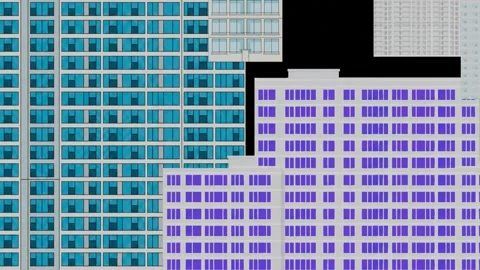 10 seconds apartment block transition Stock Footage 322732477