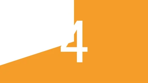 10 seconds count up stopwatch animation motion graphics Stock Footage 157052485