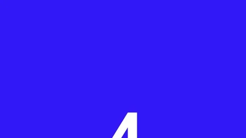 10 seconds count up stopwatch animation motion graphics Video stock 157052670