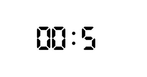 10 Seconds countdown, Day hour minute and second countdown timer, Countdown Stock Footage 327721816