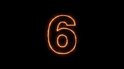 10 seconds countdown timer animation Stock Footage 276899102