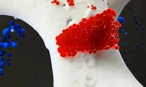 10 Seconds of Red Bone Stuffing Video stock 285117342