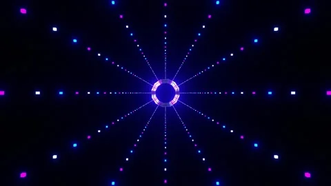 10 seconds Space Runway seamless tunnel Stock Footage 332876482