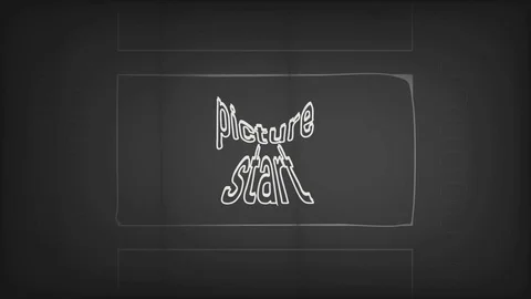 10 seconds vignette dark gray slate 4k film countdown of tan outlined digits Stock Footage 96275811
