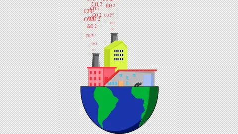 10. smoke co2 Stock Footage 307196752