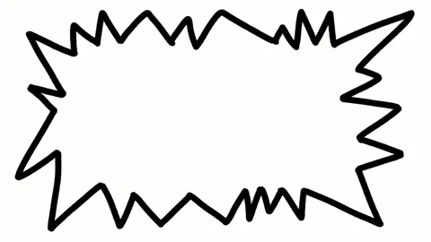 10. Speech Box Animation Handdrawn Comic Style Chat Frame in Loop on White a Видео 306863879