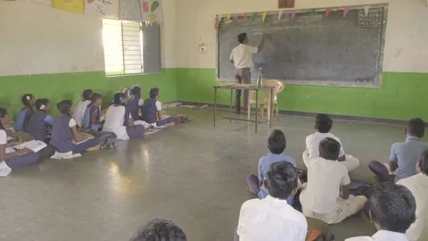 10. Students listening Tamil Class Stock-Footage 149097845
