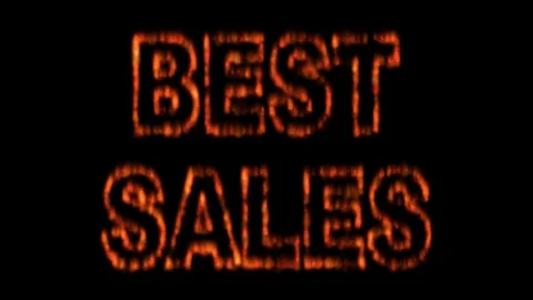 10 Text Animation Written with Fire Best Sales 库存影片 129332568