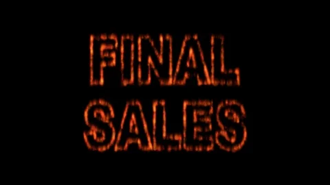 10 Text Animation Written with Fire Final Sales 库存影片 129332838