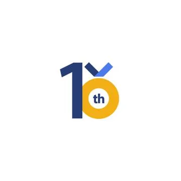 10 th Anniversary Celebration Vector Template Design Illustration Stock Illustration