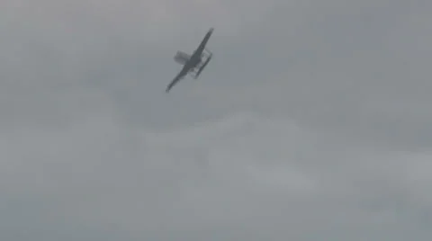 A-10 Thunderbolt 03 Stock Footage 6893189