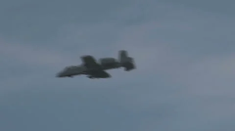 A-10 Thunderbolt 04 Stock Footage 6894882