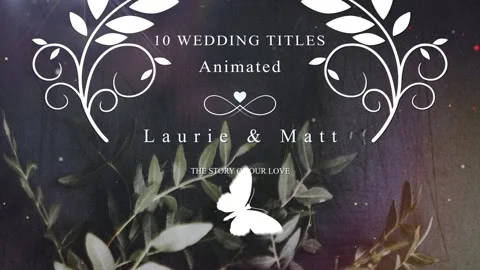 10 Wedding Titles Pack Stock After Effects