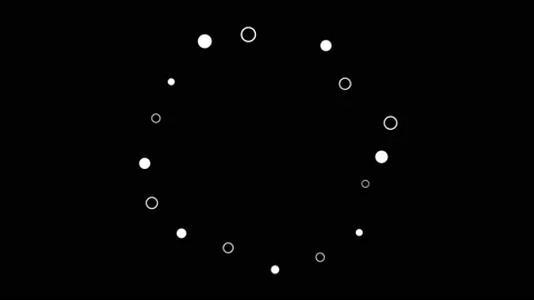 10 x 2D flat shape explosions elements pack Video stock 133503665