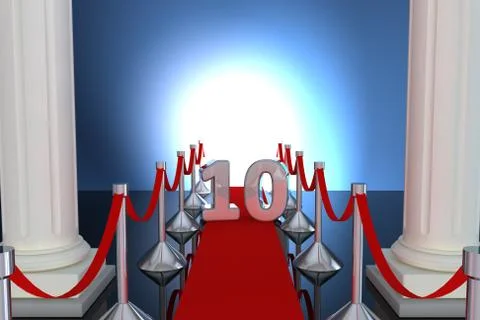 10 years anniversary Stockillustratie