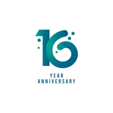 10 Years Anniversary Vector Template Design Illustration Stock Illustration