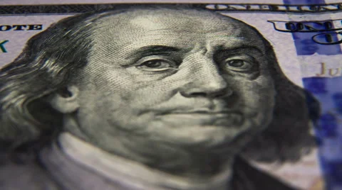 100 American Dollars 動画素材 40050291