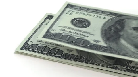 100 $ Banknote Stock Footage 103409938