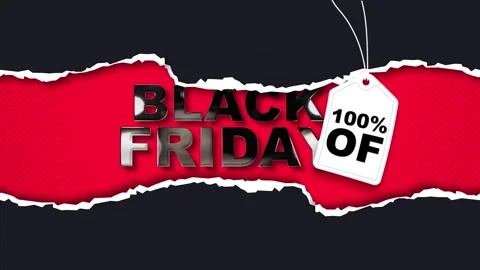 100 Black Friday OFF Stock Footage 307889118