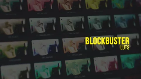 100 Blockbuster LUTS Stock After Effects