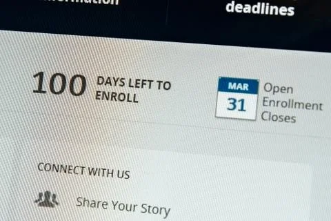 100 days left Stock Photos