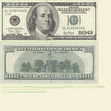 3D Model: 100 Dollar Bill ~ Buy Now #91429949 | Pond5