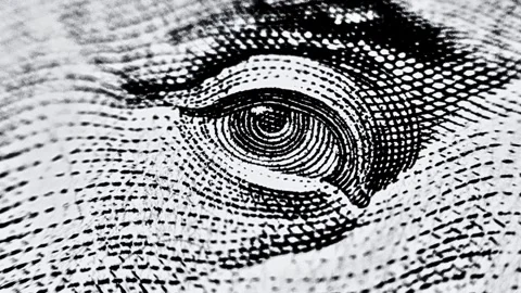 100 dollar bill currency note eye zoom in animation Stock Footage 273176280