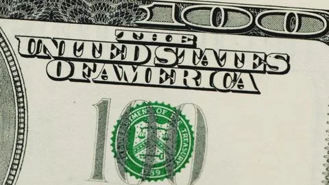 100 dollar bill Stock Photos