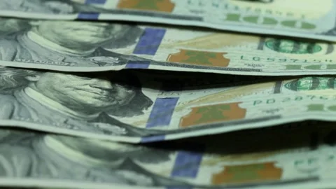 100 Dollar Bills 1 Stock Footage 294446041