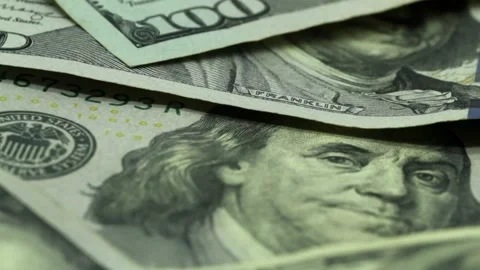 100 Dollar Bills 6 Stock Footage 294446098