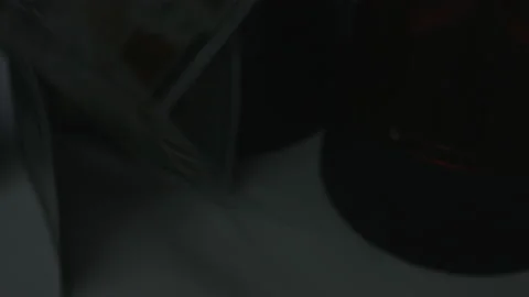 100 Dollar Bills Fall Onto Rotating Police Lights 4K Video stock 217853966