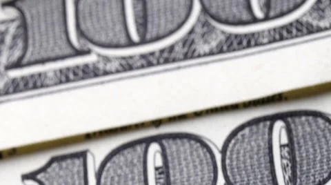 100 dollar bills Stock Footage 49641903