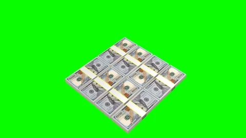 100 dollar bills Stock Footage