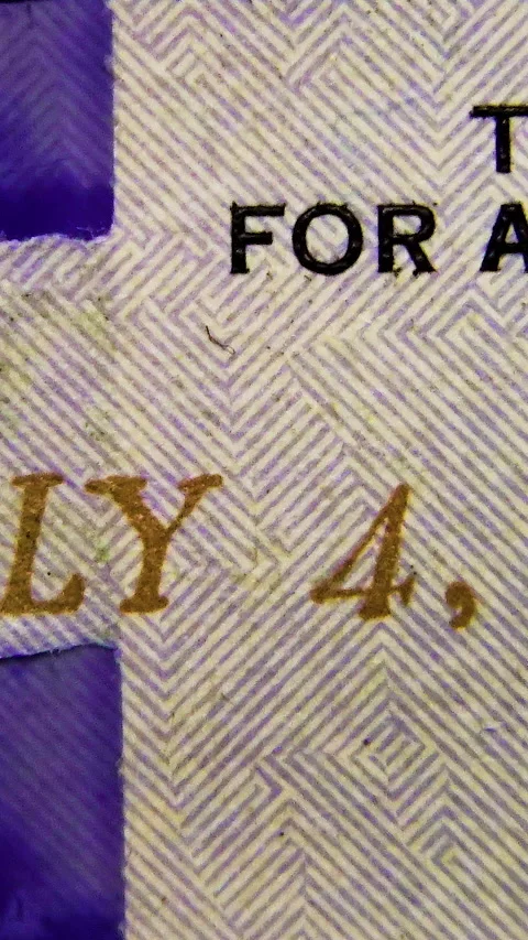 100 Dollar Cash Stop Motion Video stock 319475480